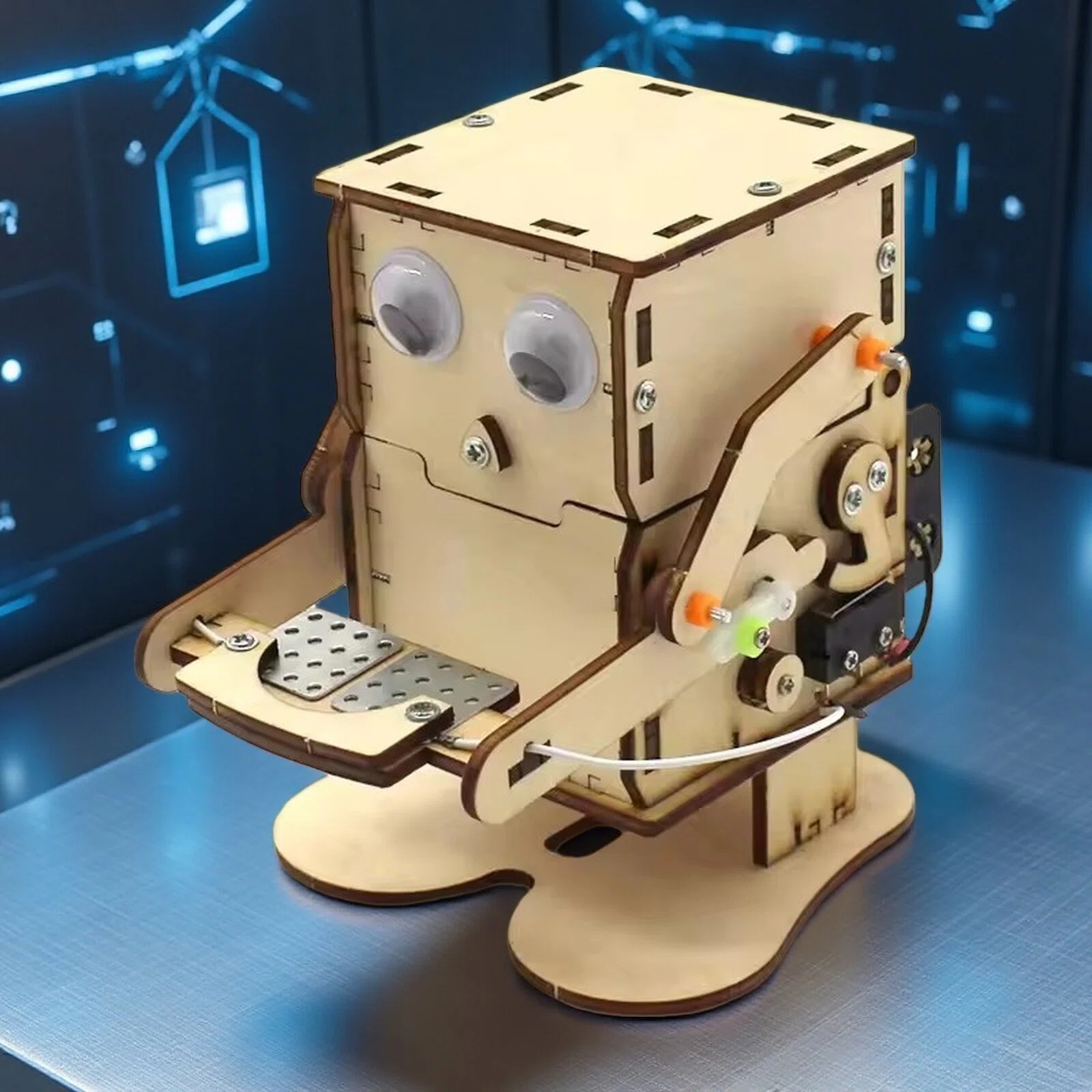 Science Experiment Kit - Coin Swallowing Eating Robot Model DIY