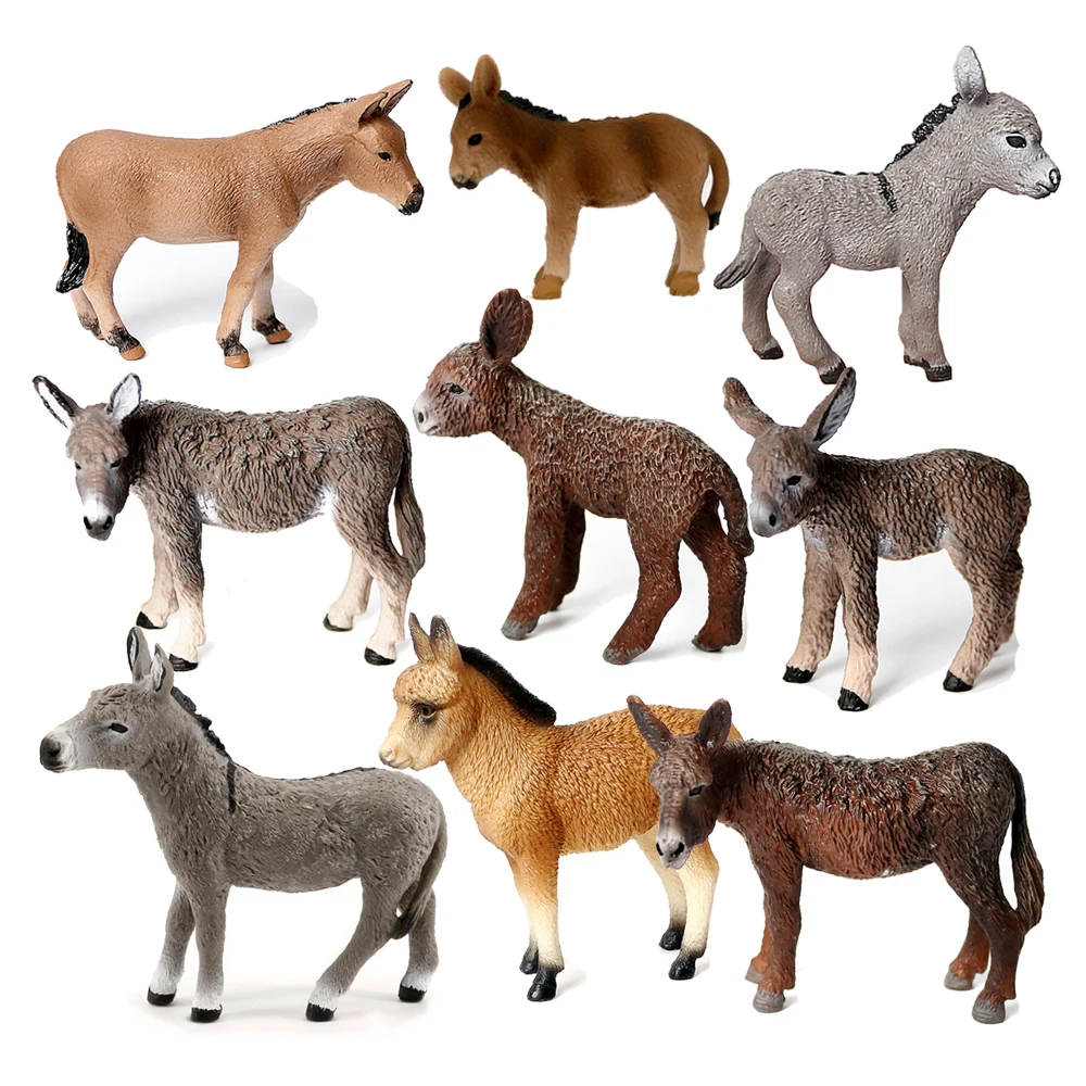 Kids Toys Reviews - Donkey Model Toy Animals Figures Farm