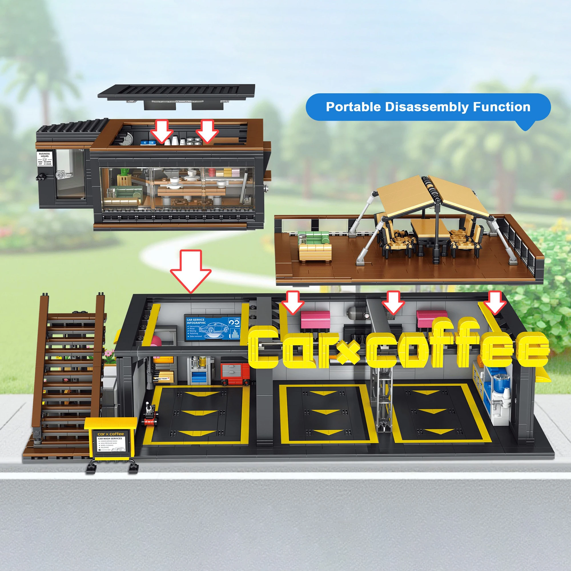 Coffee Auto Repair Shop Coffee - Kids Toys Store review and price
