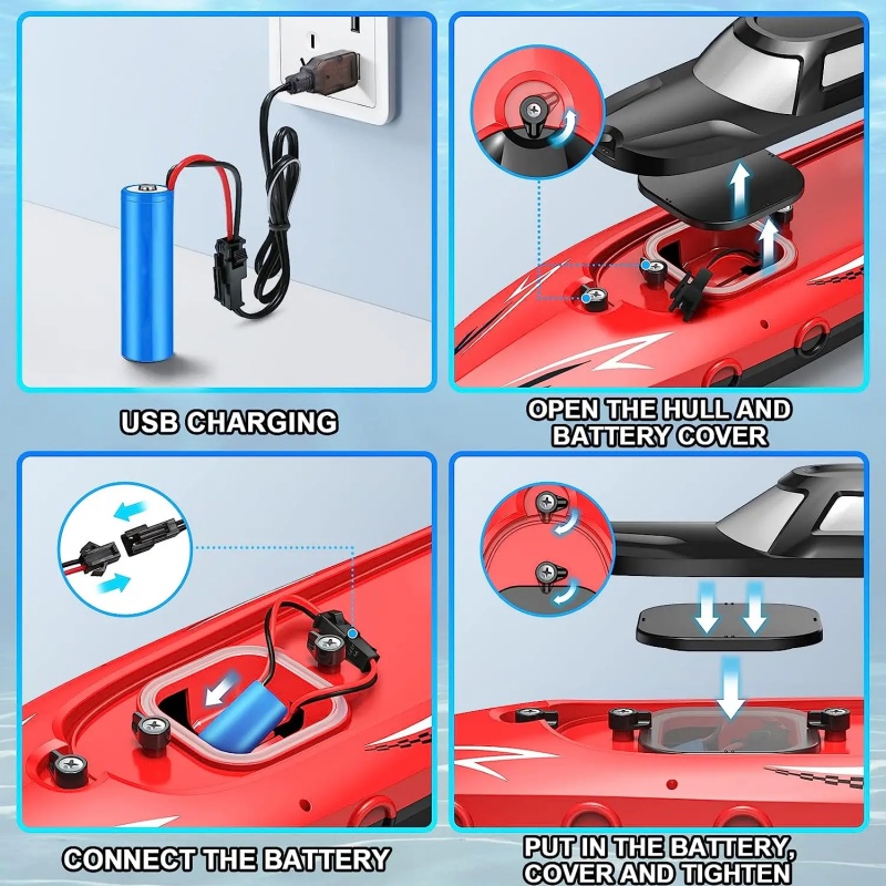 2.4G RC Boat High Speed Remote - Kids Toys Company review and price