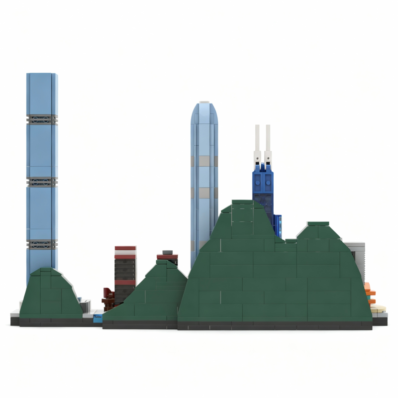667pcs MOC Hong Kong Skyline M - Kids Toys Hong Kong review and price