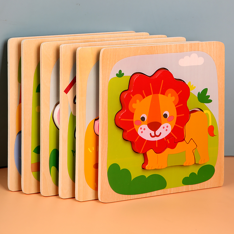 Wood Puzzle Cartoon Animals Co - Kids Toys Store review and price
