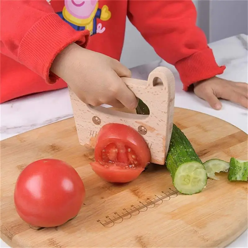 Wooden Kids Knife for Cooking  - Dinosaur Figurine Set review and price