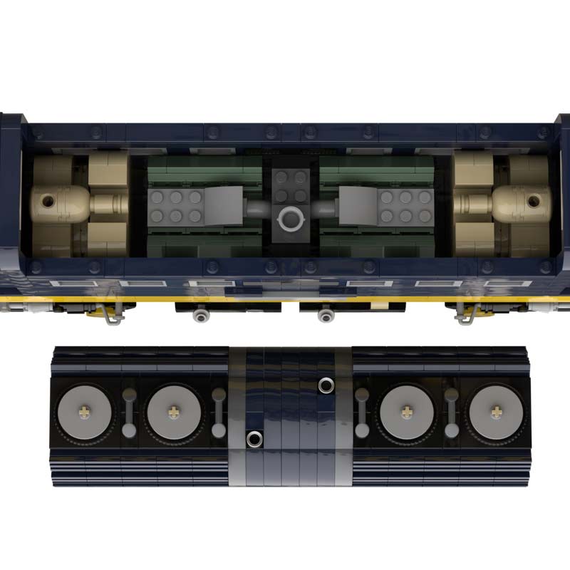 MOC Popular Rail Class 55 Loco - Popular Kids Xmas Toys review and price