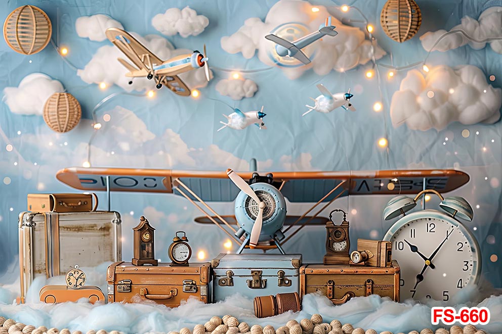 Birthday Backdrop Wooden Toy A - Banner Kids Toys review and price