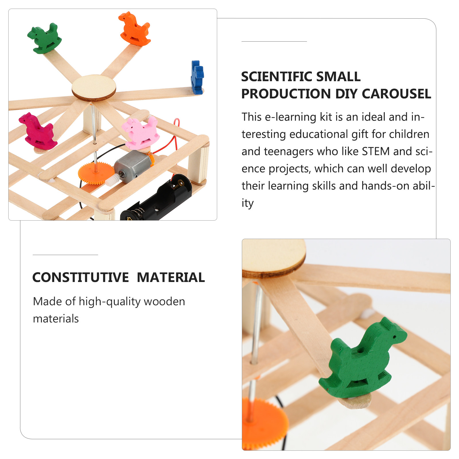 1Set Merry-Go-Round Assemble K - Science Experiment Kit review and price