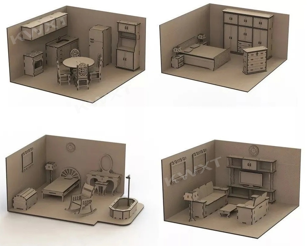 10 kid Doll House Funiture Puz - Kids Toys Vector review and price